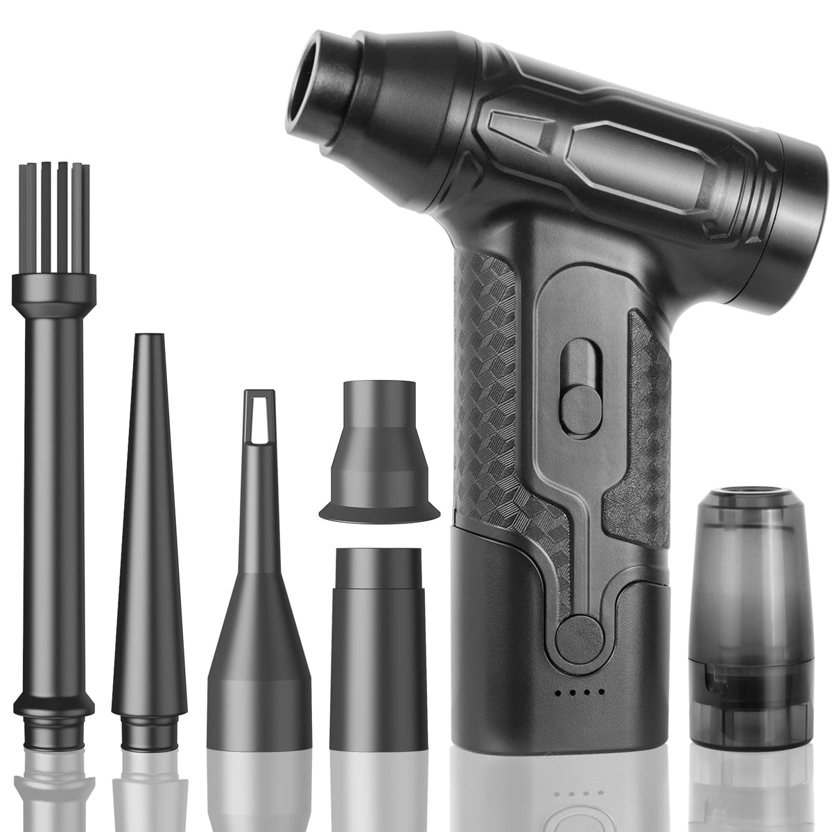Compressed Air Duster - 300000RPM Electric Air Duster Super Powerful - Cordless Handheld Air Blower, Adjustable Mini Dust Blower for Computer, Keyboard, Outdoor, Home, Gift for Men