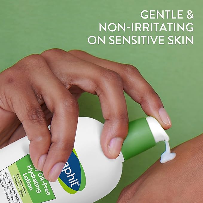 Cetaphil Daily Hydrating Lotion for Face, With Hyaluronic Acid, 3 fl oz, Lasting 24 Hour Hydration, for Combination Skin, No Added Fragrance, Non-Comedogenic