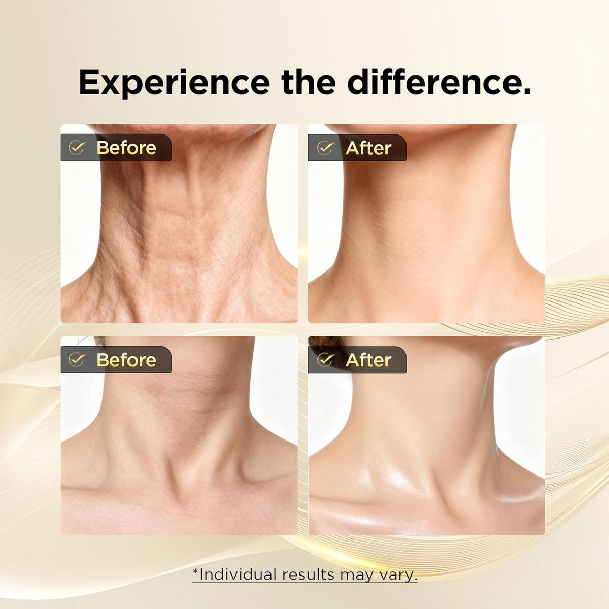 Neck Cream - Retinol & Collagen Neck Firming Cream for Wrinkles, Moisturizing and Anti-Aging, Perfect for Neck & Décolleté Skin Care - 1.7 fl.oz