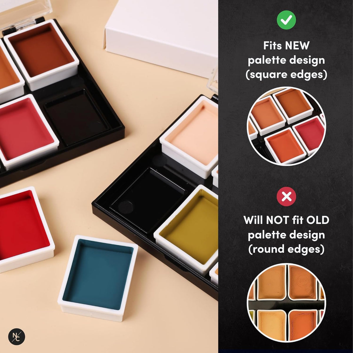 Alcohol Palette Refill Pans - FX Colors - Prime Bruise Tone