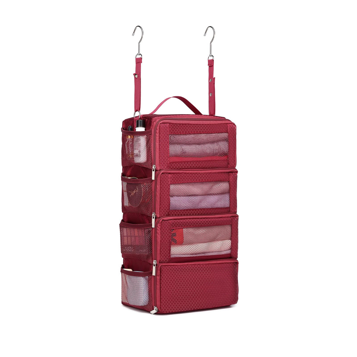 Aucovely Suitcase Organizer Travel Bags Organizer for Luggage Compression Hanging Packing Cubes for Travel Carry on Closet (Bag Only)