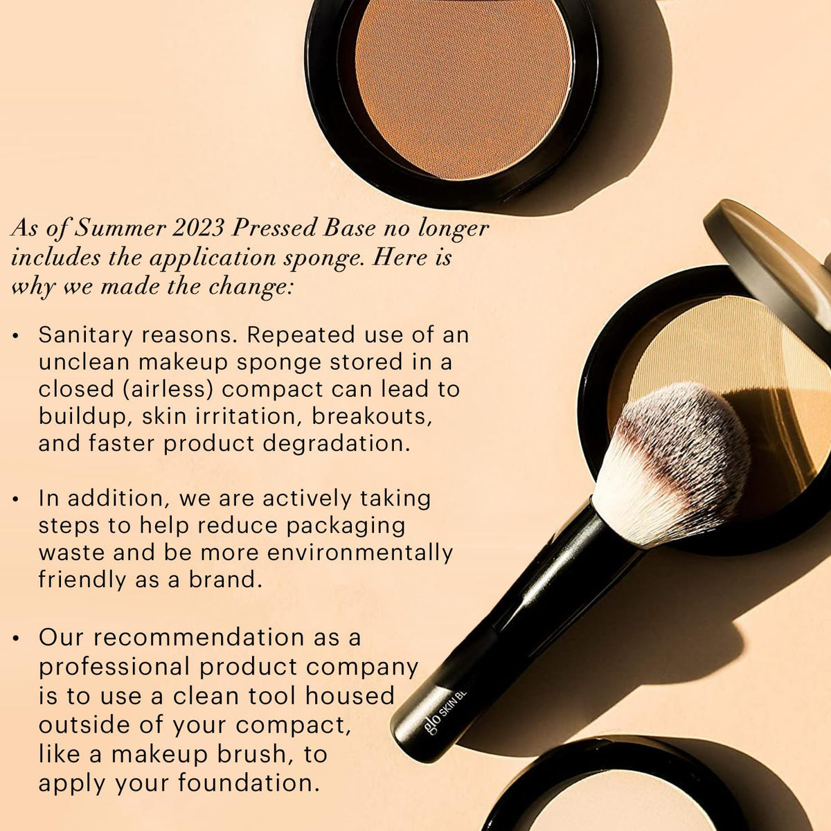Glo Skin Beauty Pressed Base Powder Foundation Makeup (Cocoa Light) - Flawless Coverage for a Radiant Natural, Second-Skin Finish