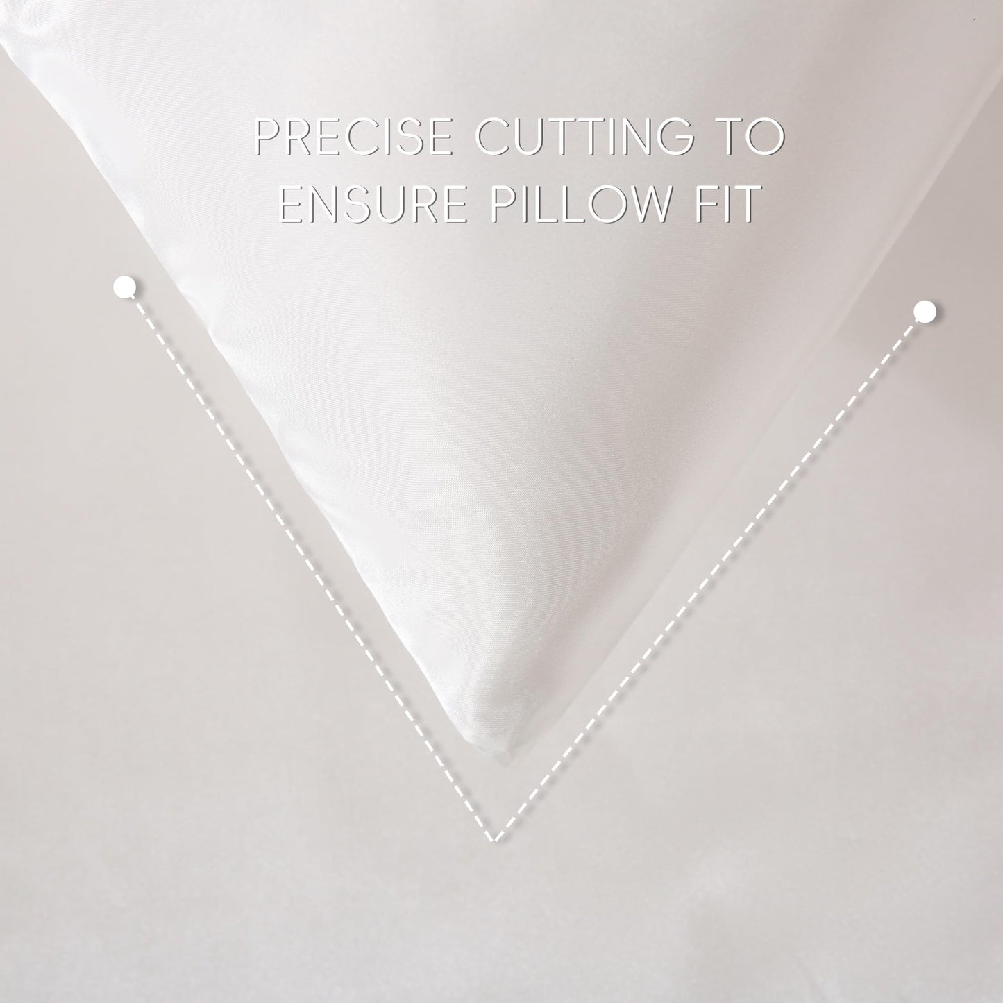 Sleeplite 4 Piece Luxury Satin Bed Sheets Set with Pillowcases - Ultra Soft & Silky, Hypoallergenic & Wrinkle-Free, Hotel Quality Comfort Bedding, Size King, Snow White