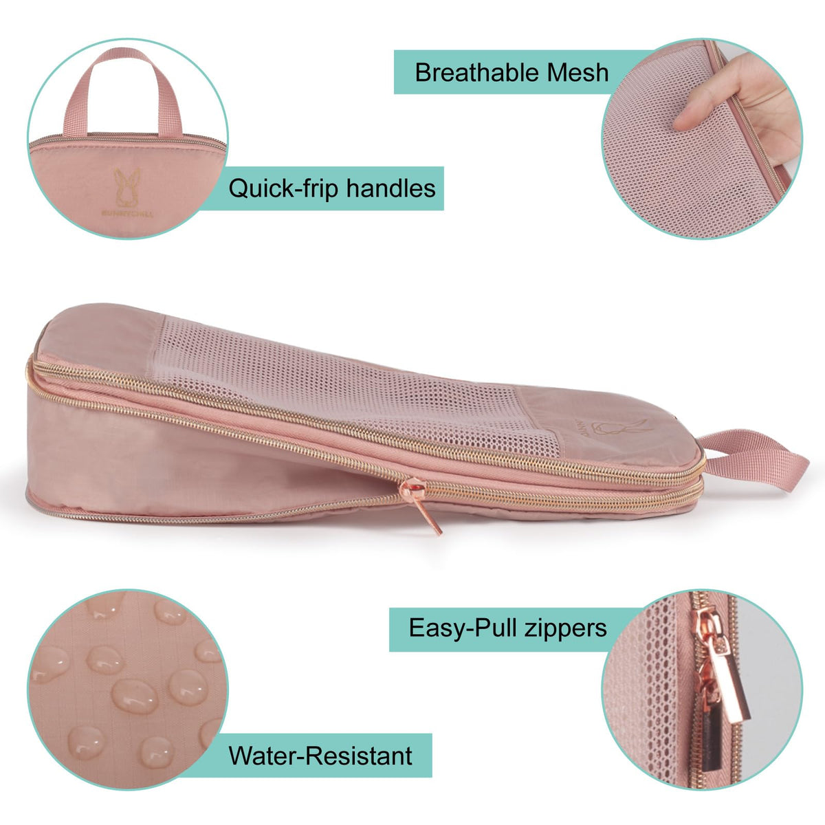 Expandable Compression Packing Cubes for Suitcases,6 Set Lightweight Compressible Travel Packing Organizer for Carry on Suitcase,Organizer Bags Set as Travel Essentials for Women