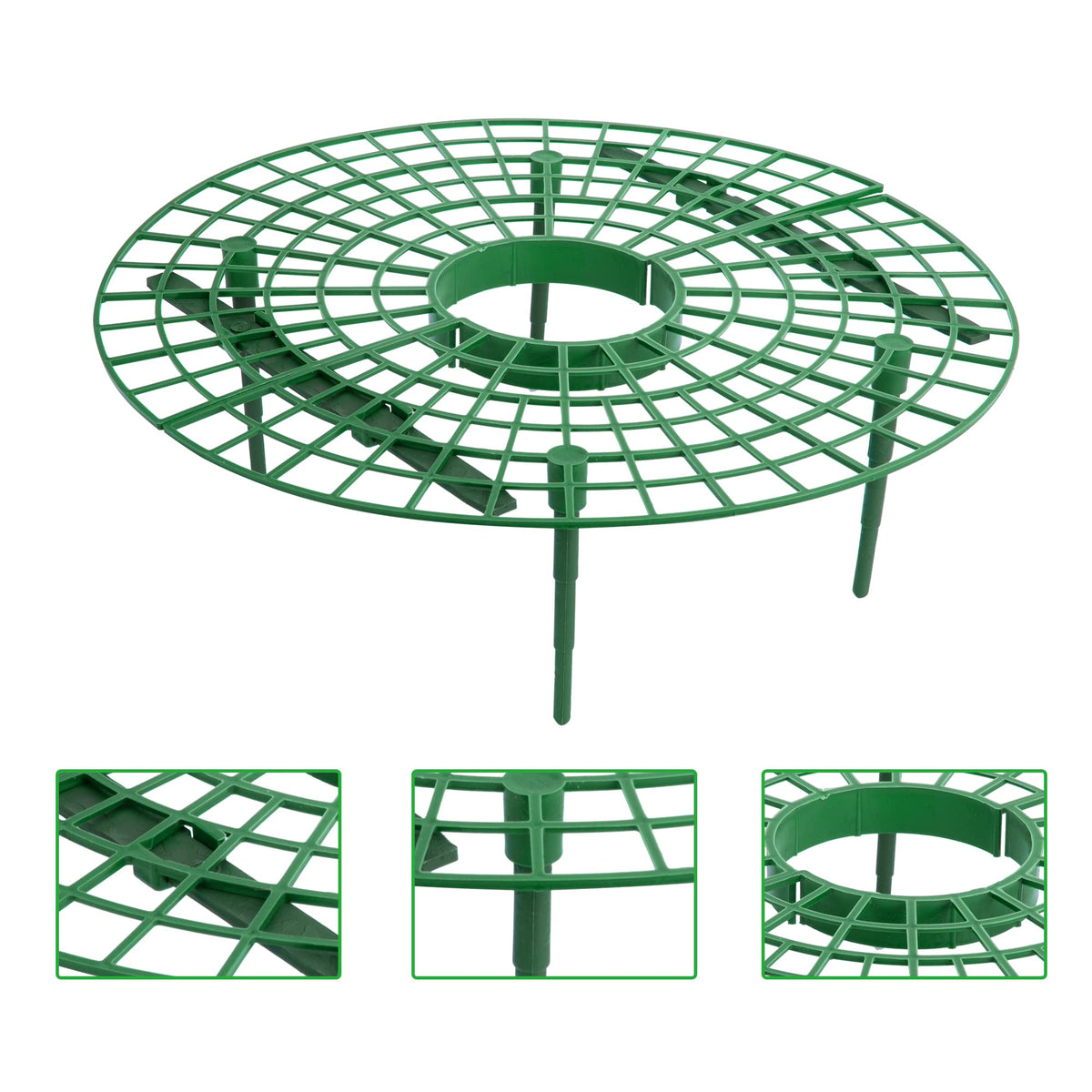 Iceyyyy 10 Pack Strawberry Plant Support - Large Size Strawberry Growing Racks - Strawberry Growing Frame for Keeping Garden Strawberry Clean