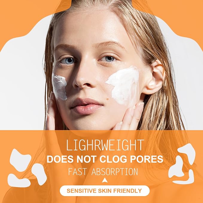 Vitamin C + Peptide Brightening Moisturizer | 3% Stabilized Vitamin C & Multi-Peptide Complex | Hydrating Anti-Aging Face Cream for Radiance, Firmness & Wrinkle Repair | Vegan, Fragrance-Free, 1.7 oz
