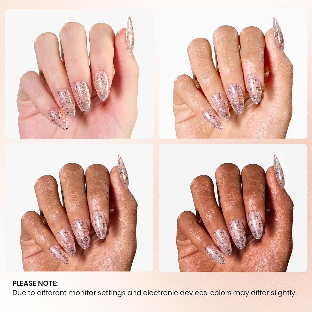 Beetles Gold Glitter Gel Nail Polish, 9ml Diamond Shiny Gel Polish Shimmer Reflective Sparkle Gold Color for Nail Art Soak Off UV LED Nail Lamp Dancing Glitter Gifts for Women