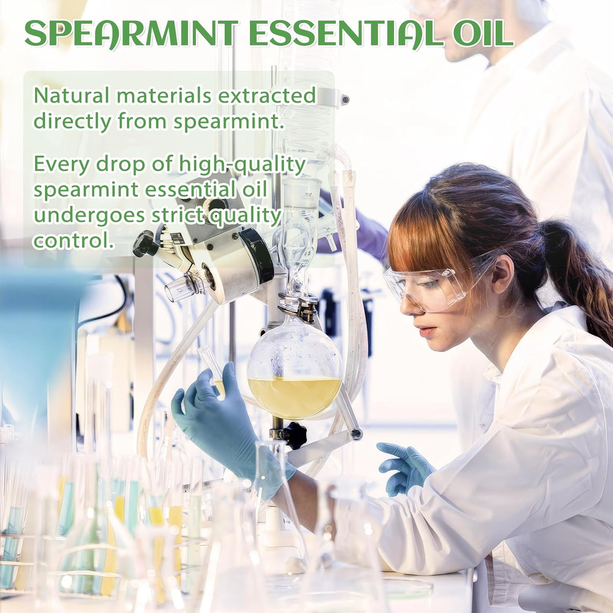 EVOKE OCCU Spearmint Oil for Inhibit Facial Hair Growth, Air Freshening, Added to Creams & Lotions - 4 Fl Oz