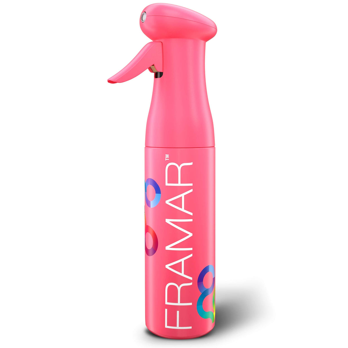 FRAMAR Premium Hair Mister Spray Bottle – Continuous Spray Bottle For Hair, Water Sprayer, Continuous Mister for Salon Supplies – Ultra Fine Mist – Pink 250 ml