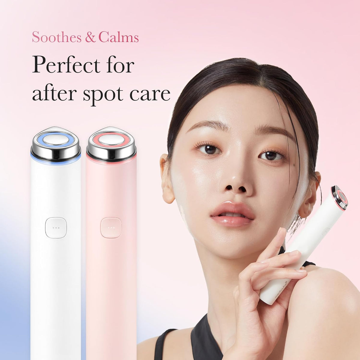 medicube Mini Booster Pro Pink | Affordable at-Home Facial Skin Care Tool for Beginners - Portable Glow Booster for Glass Skin, Boosting Skin Care Absorption, Skin Care for Teens, Korean Skin Care