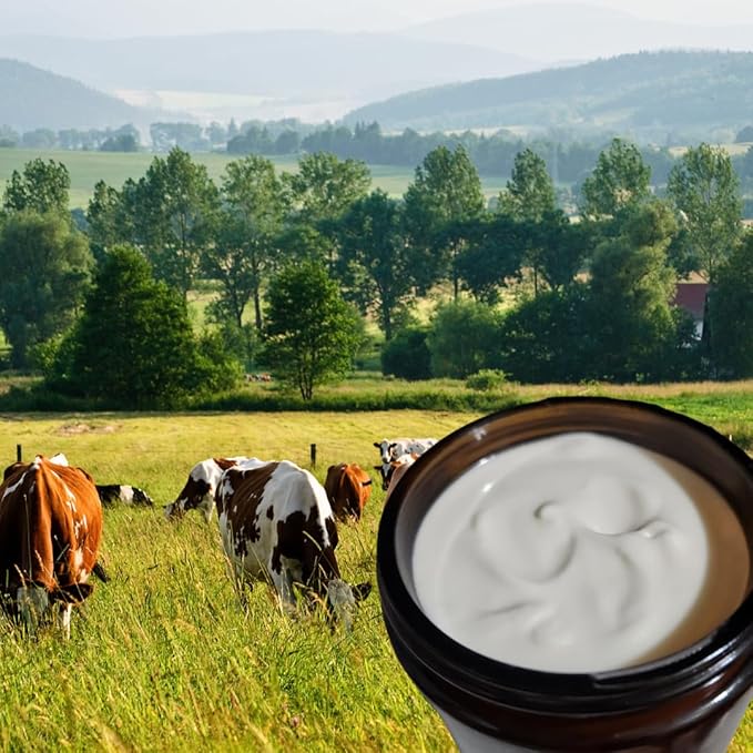 Beef Tallow Face Moisturizer - Grass Fed Beef Tallow for Skin Care- HandmadeTallow face Cream-Sensitive & Dry Skin, Eczema, Psoriasis, sunburn (UNSCENTED)
