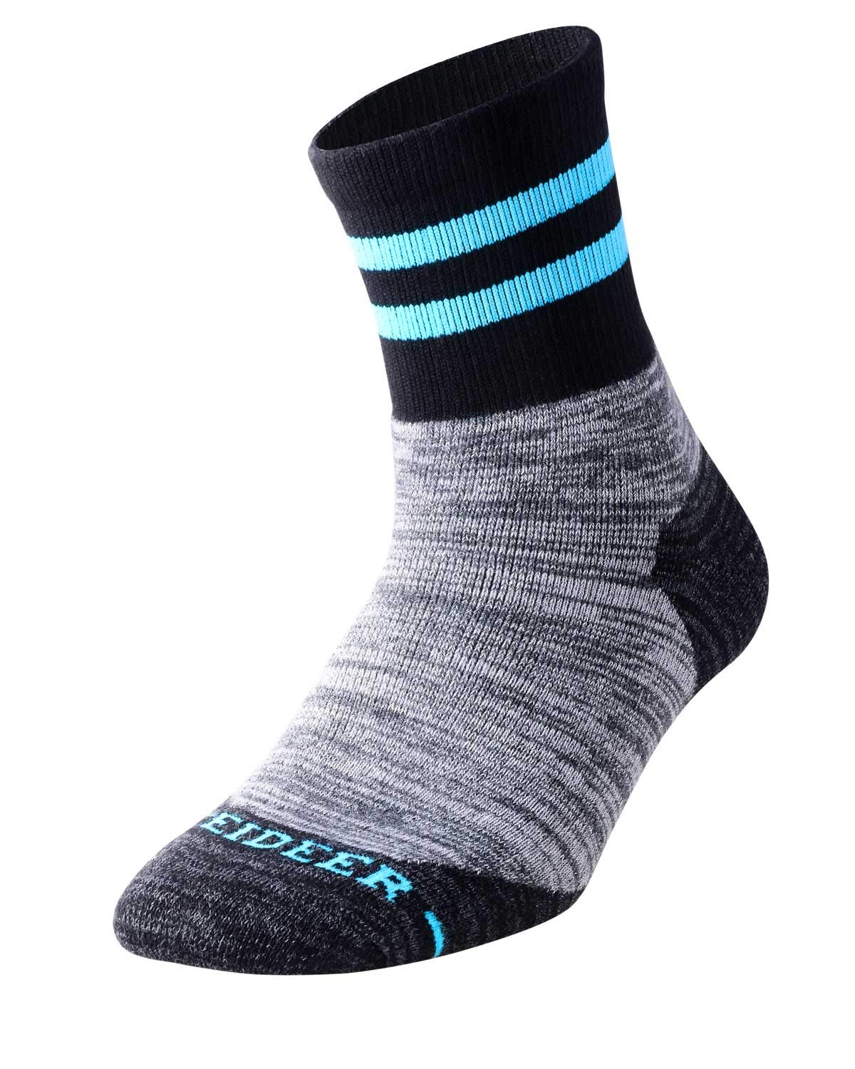 FEIDEER 4 Pairs Women's Hiking Walking Outdoor Recreation Socks Wicking Cushion Crew Socks (5WS18204-M)