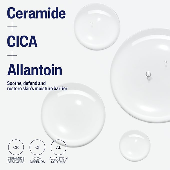 Cetaphil Ceramide Serum, Hydrates and Restores Skin Barrier, Formulated with Ceramides & Centella Asiatica, Designed for Sensitive Skin, Fragrance Free, Dermatologist Tested, 1oz