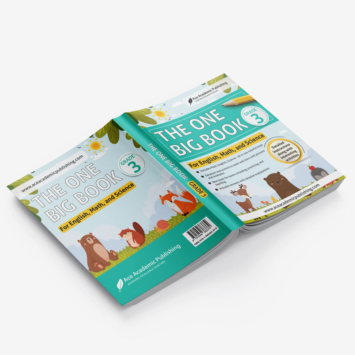 The One Big Book - Grade 3: For English, Math and Science