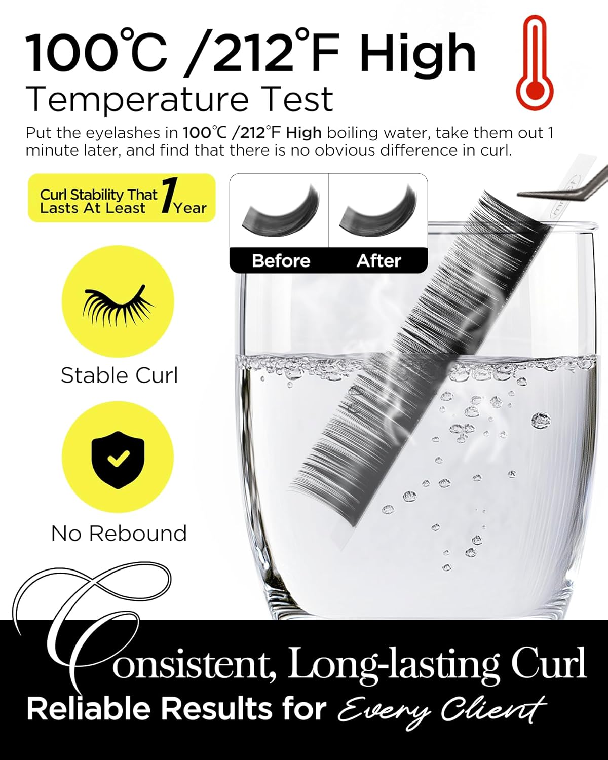 BEYELIAN Eyelash Extension Natural Matte Black 0.15 D+ Curl 7-15mm Mixed Tray Easy Fan Lash Extensions Volume Lashes Professional Use (0.15 D+ 7-15mm Mix)