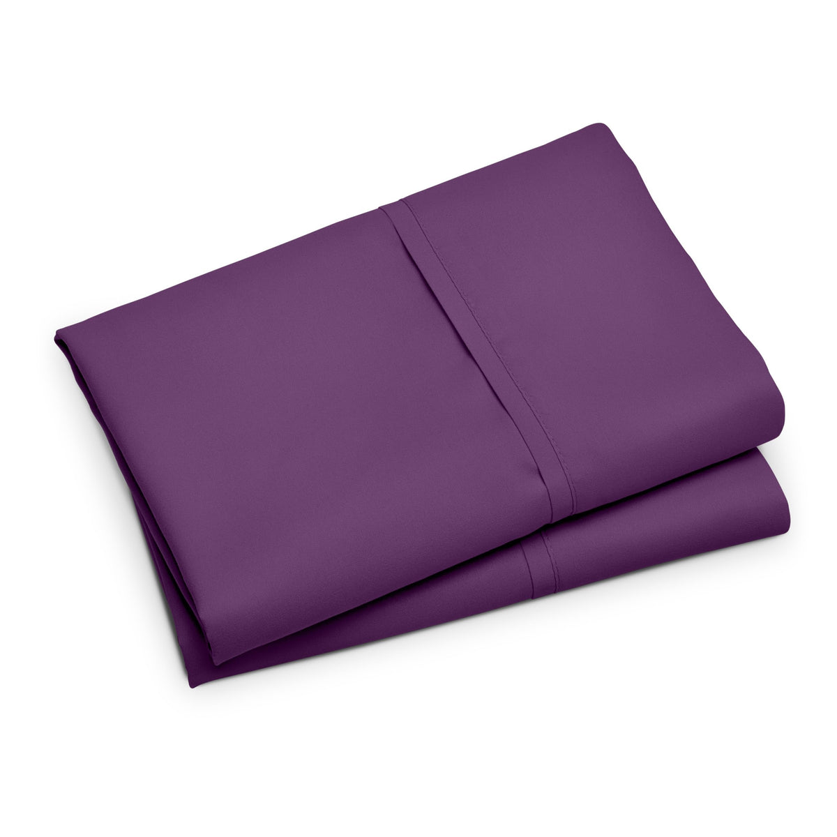 Bare Home Microfiber Pillow Cases - Standard/Queen Size Set of 2 - Cooling Pillowcases - Double Brushed - Plum Pillowcases 2 Pack - Easy Care (Standard Pillowcase Set of 2, Plum)