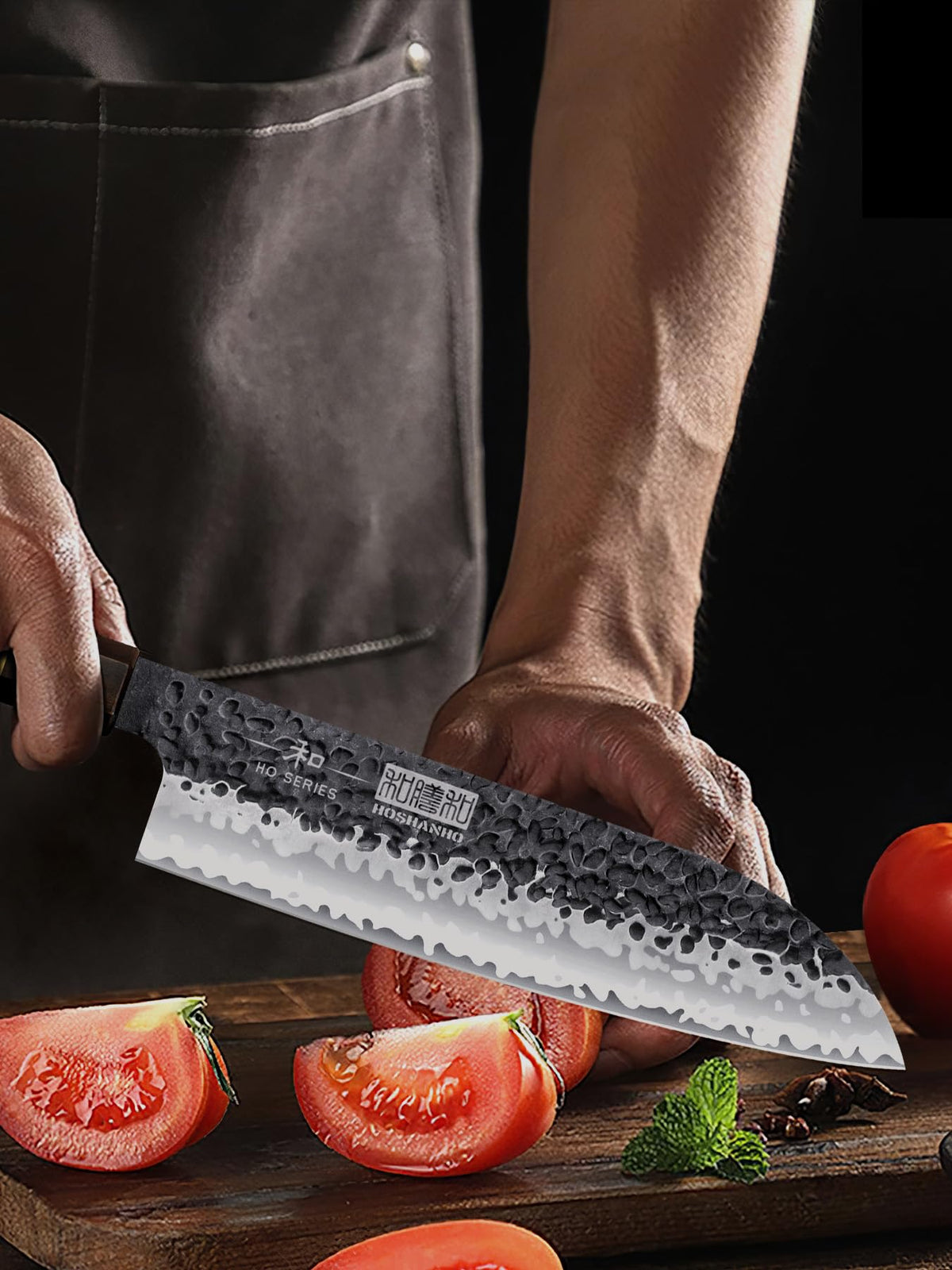 HOSHANHO 3 Pieces Knife Set, Professional High Carbon Steel Kitchen Knives Set, Ultra Sharp Japanese Chef Knife Set with Ergonomic Handle & Gift Box