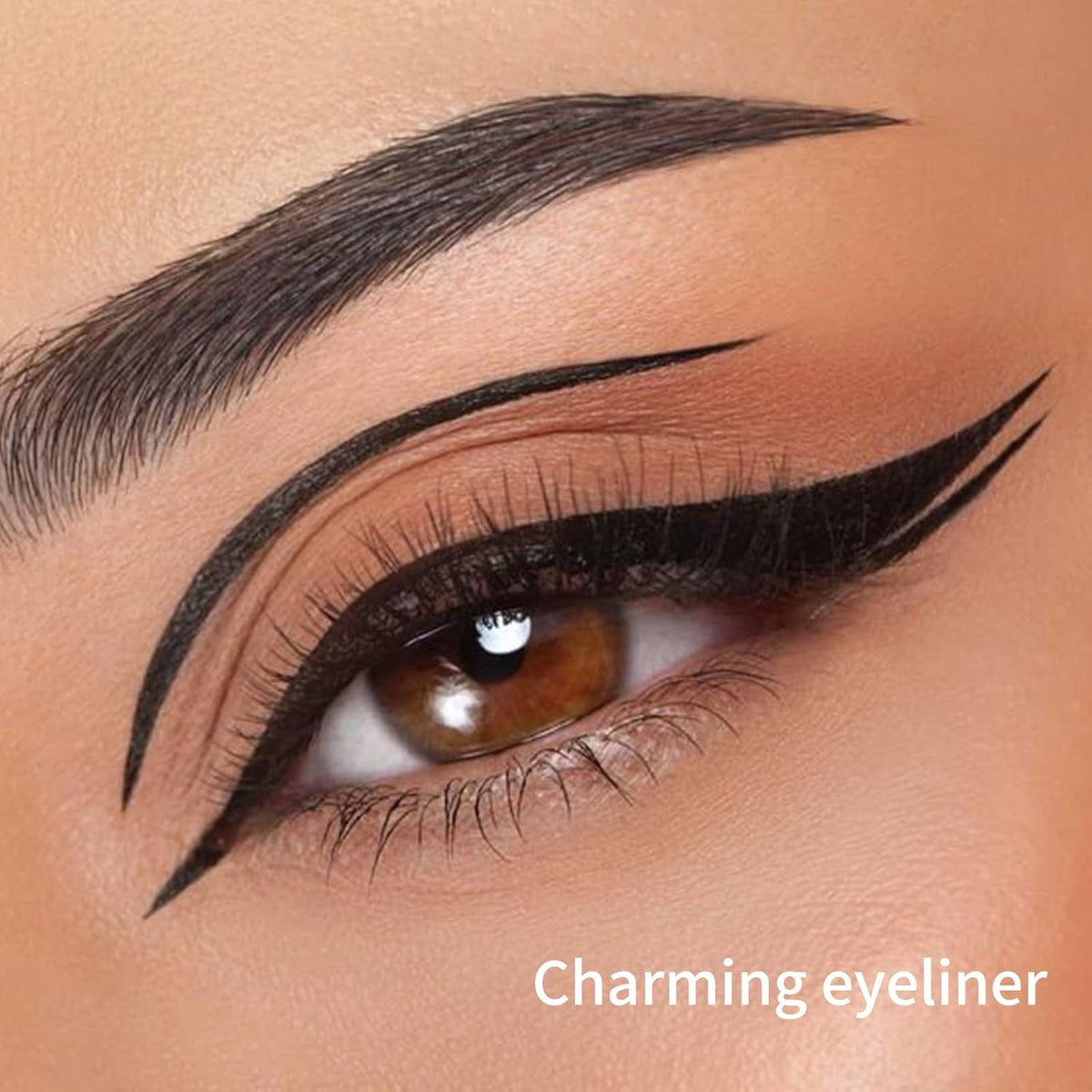Boobeen Eyeliner Liquid Liner, Black Eyeliner Pen Waterproof with Felt Tip, Ink Liner Eye Liner Long Lasting, Quick Drying