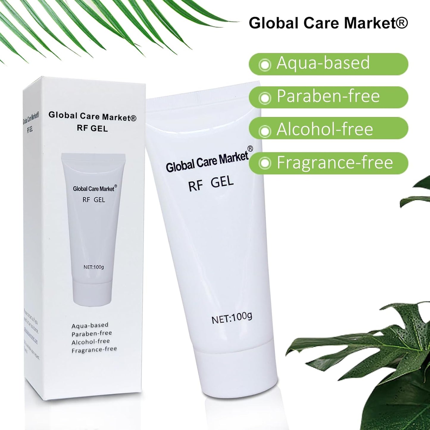 RF Gel 4 Pack-Conductive Gel for Facial Microcurrent, Hydrating Cream for Use With Radio Frequency Face and Body Machines, Skin Cooling Primer for IPL Hair Removals