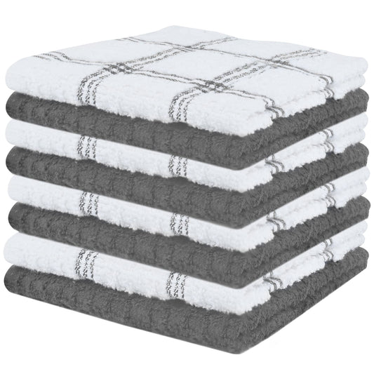DAN RIVER Shop Towels - 50 Pack, 12x14 Inches, Green, 60% Cotton 40% Polyester, Highly Absorbent & Durable Multipurpose Rags for Auto Mechanic, Garage, Car Detailing, Cleaning, and Industrial Use