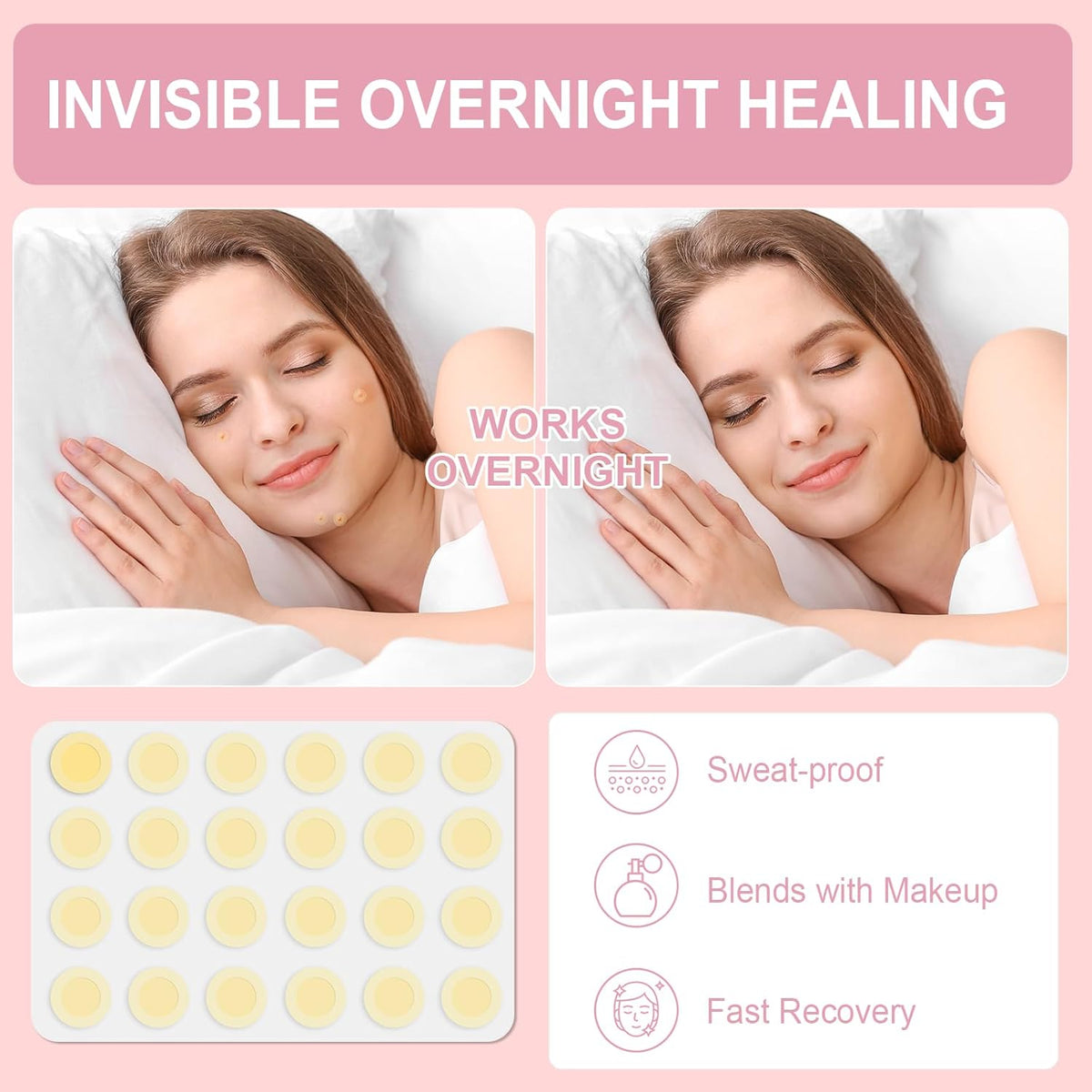 Pimple Patches Set with Microdart Pimples Patche and Hydrocolloid Patch – 3-Step Acne Kit for Fast Blemish Removal, Blackhead Extractor Tools, Zit Patches for Face