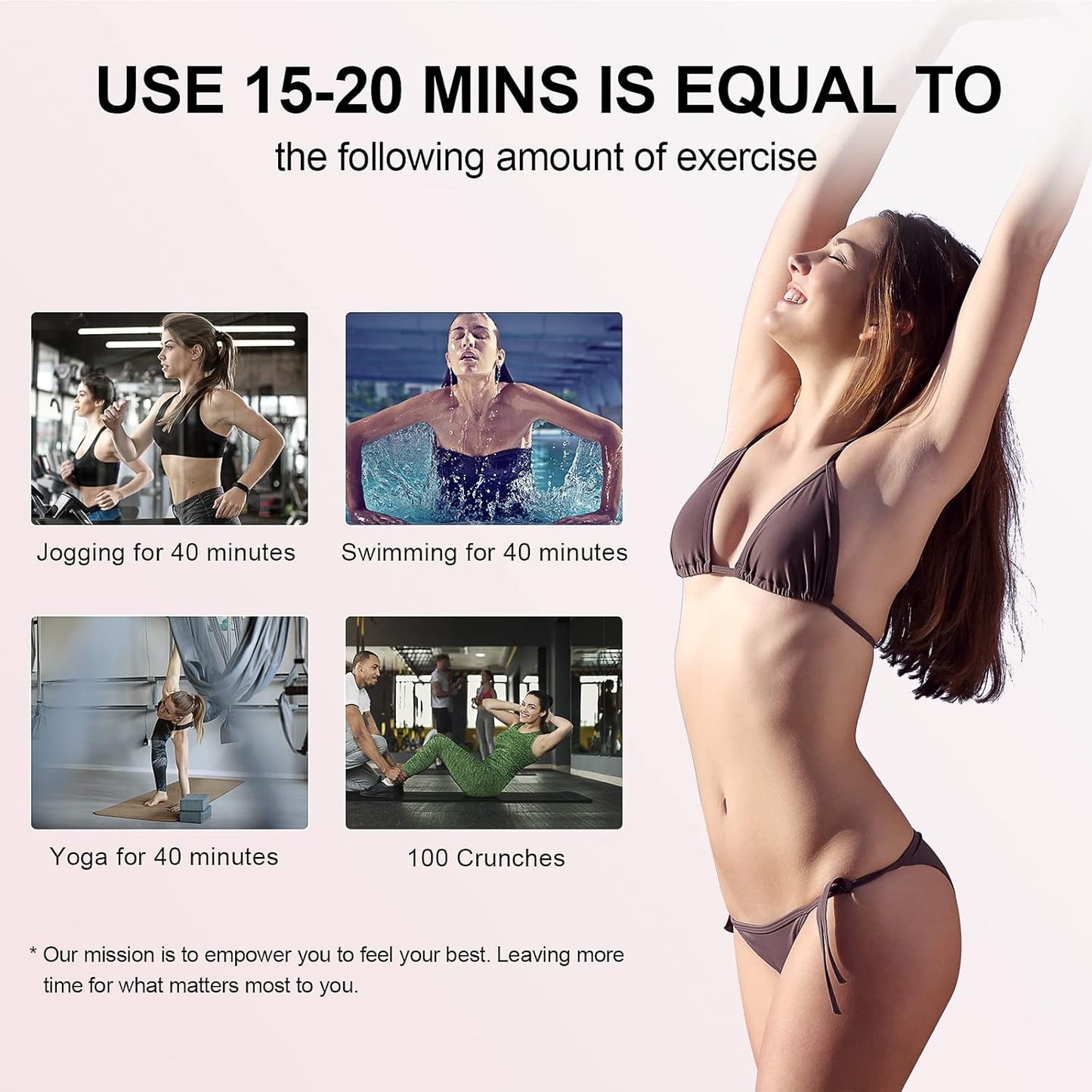 sens for Improvement in The Appearance of Cellulite Device Cellulite Massager Radio Frequency, White