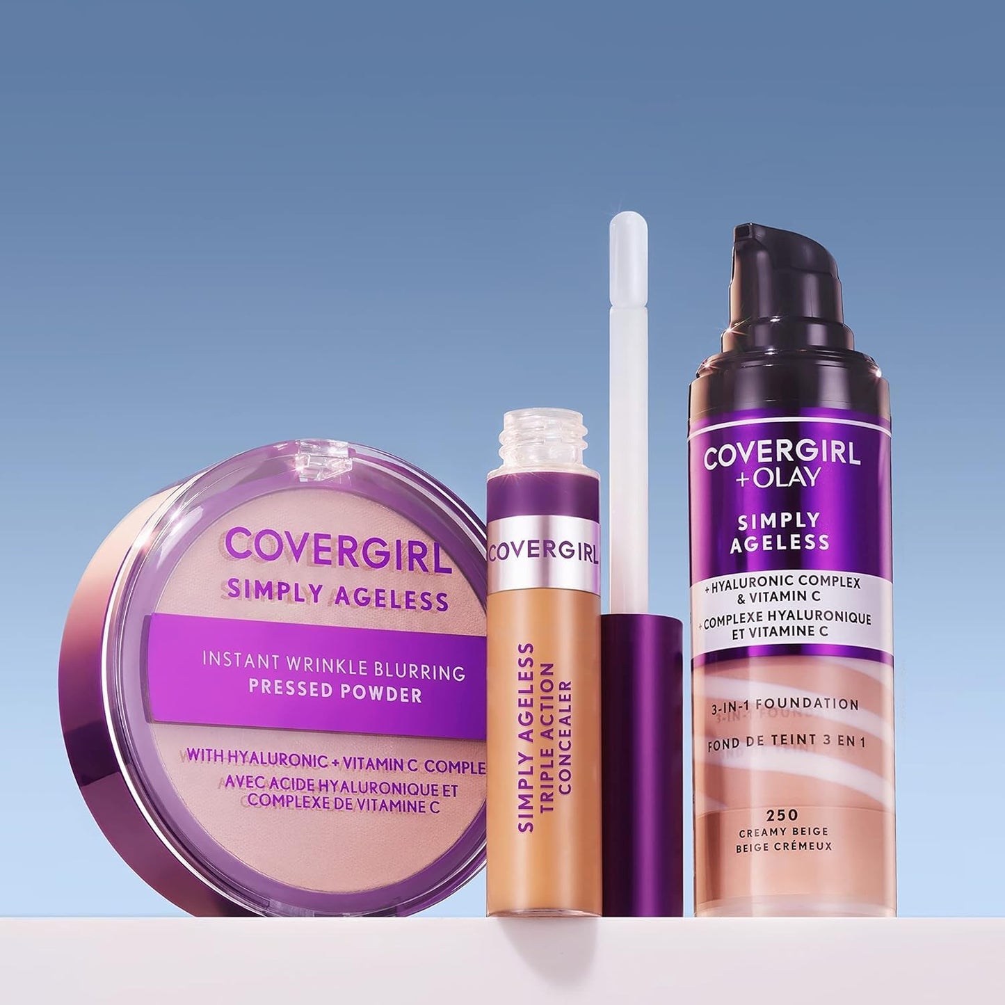 COVERGIRL+OLAY Simply Ageless 3-in-1 Liquid Foundation, Golden Tan, 1 Fl Oz (Pack of 1)