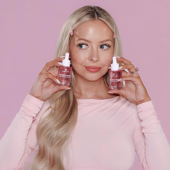 Kay’s Glow Serum + Infinite Aura Moisturizer + Boho Cleansing Balm – Oxygen-Infused THDA Vitamin C with Gentle AHA for Face and neck | Hydrates, Soothes and Brightens Bundle