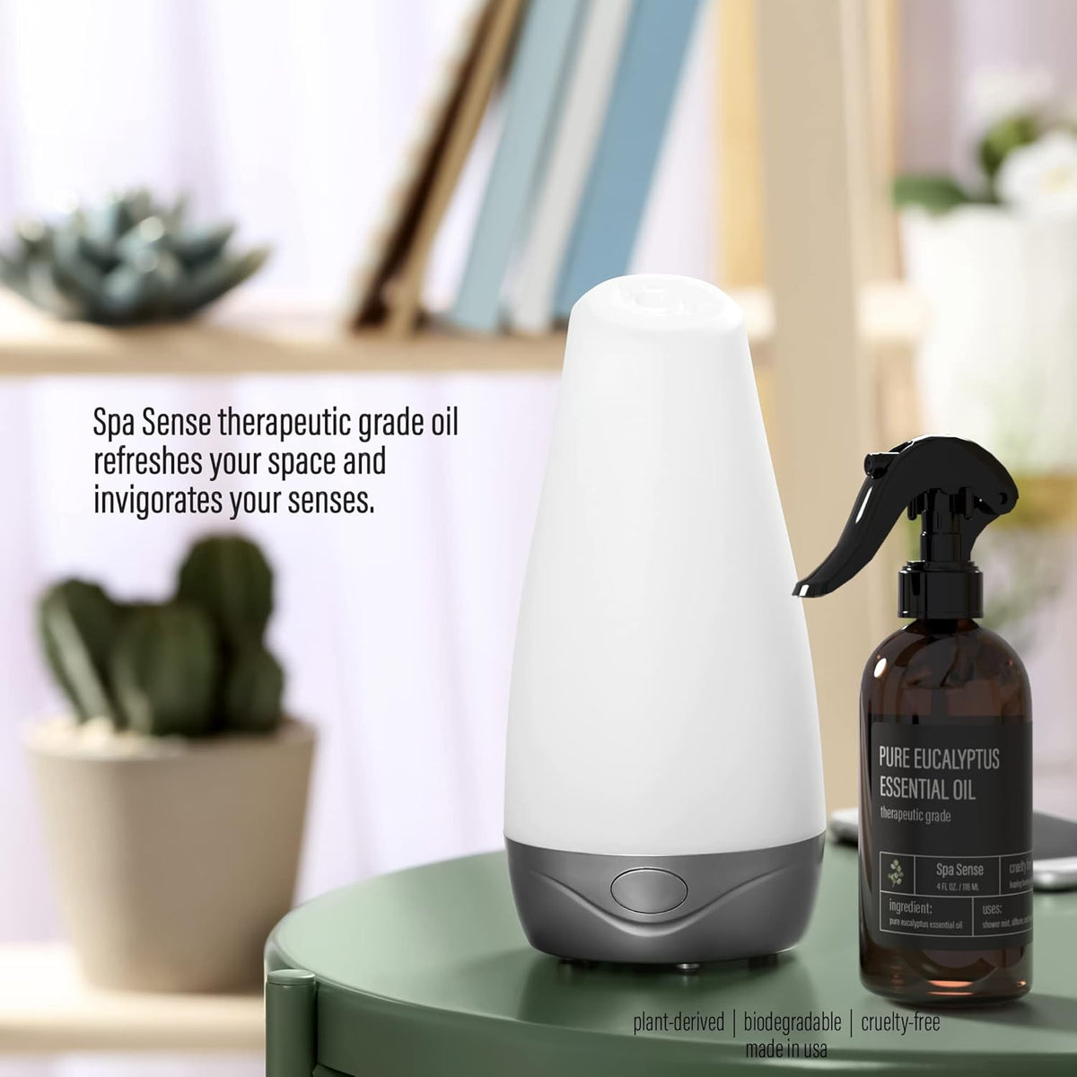 Pure Eucalyptus Oil Shower Mist and Steam Room Spray - Room Spray and Eucalyptus Spray for Shower - Premium Aromatherapy Eucalyptus Essential Oil Spray - 8 Ounce, 2 Pack
