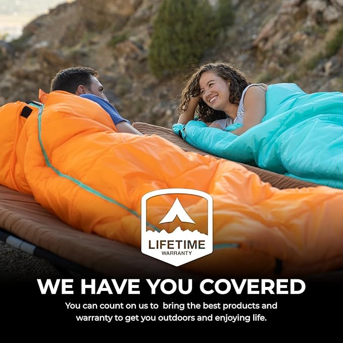 Teton Celsius Regular, -25F, 20F, 0F Degree Sleeping Bags, All Weather Bag for Adults and Kids, Camping Made Easy and Warm, Travel Sack Included