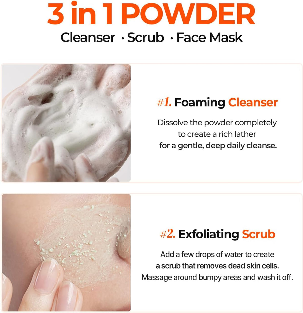 Cell Fusion C PHA Enzyme Granule Peels Cleansing Powder – Multi-Purpose Powder Cleanser for Blackhead Removal & Sebum Control, Exfoliation for Smooth Skin, 2.11 oz / 60g