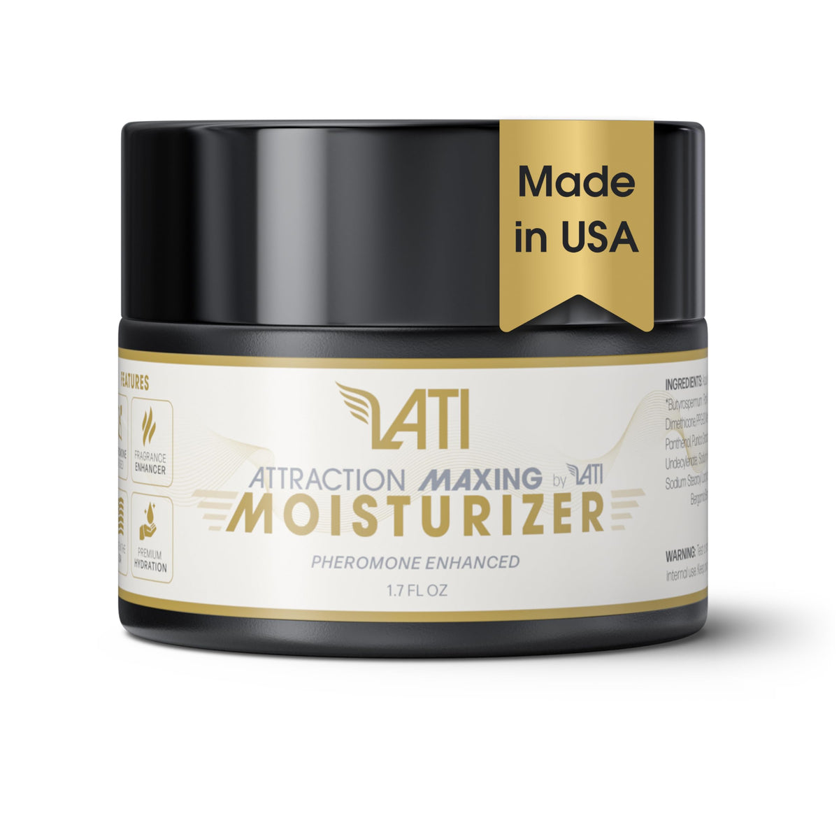 Pheromone-Enhanced Body Moisturizer Cream - Unisex Pheromone Cream for Cologne & Perfume Layering - Hydrating Cream - Made in USA