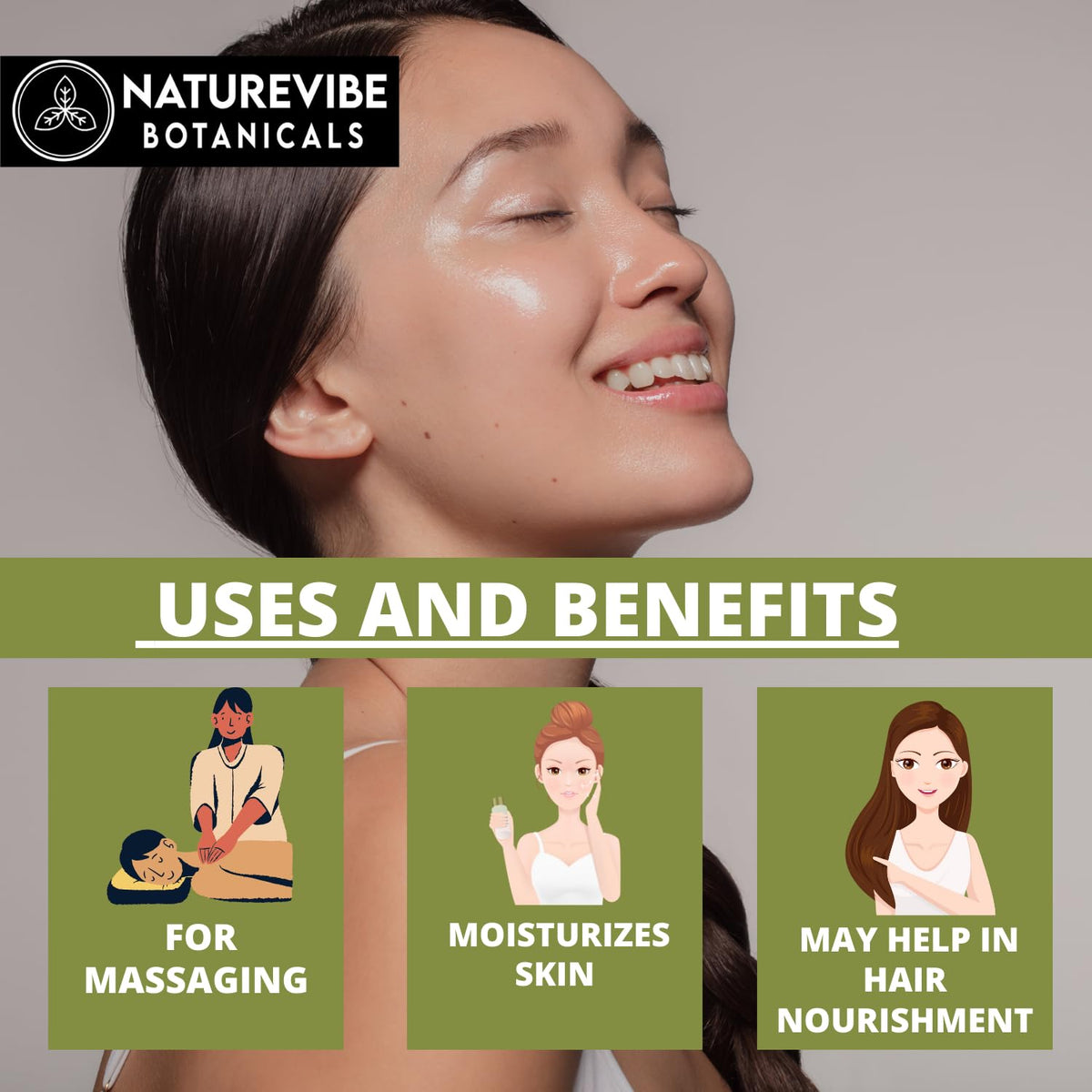 Naturevibe Botanicals Moringa Oil 32 Ounces | 100% Pure and Natural | Great for Skin Care and Hair Care