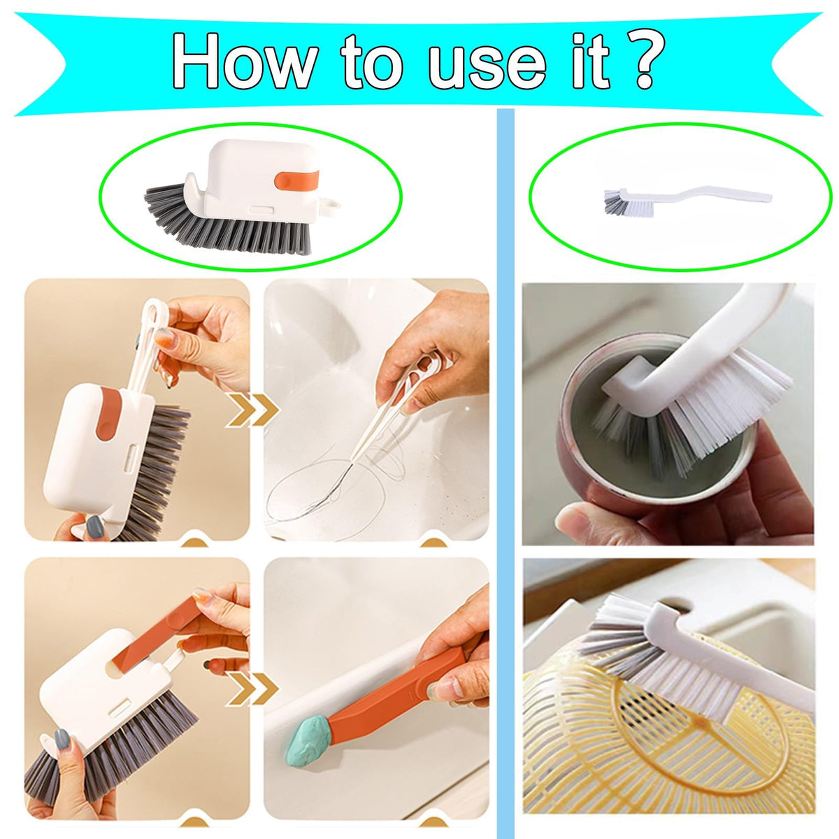 13pcs Window Groove Cleaning Brush Kit, Magic Window Track Cleaner, Crevice Cleaner Brush, Sliding Door Track Cleaner, Gap Cleaning Brush for Sill, Tile Lines, Sliding Door, Keyboard. Small Brush Set.