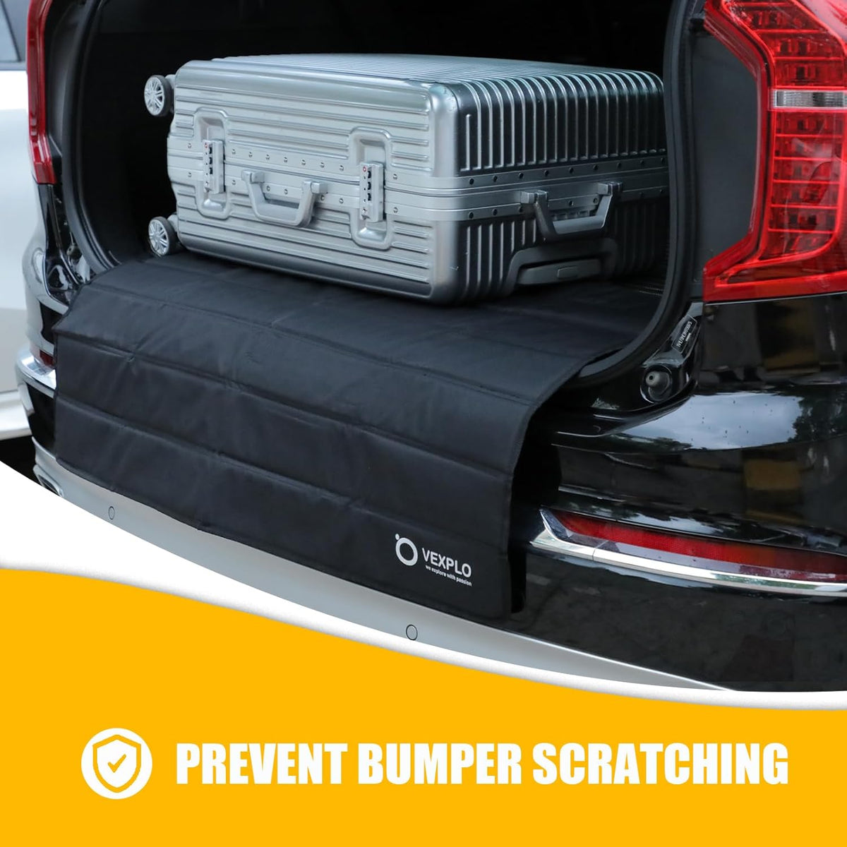 Large Rear Bumper Guard for Cars, 38 x25 inches Foldable Car Rear Bumper Protector Guard, Protects Bumper of Cars, SUVs, Trucks, Vans from Scratches During Loading/Unloading