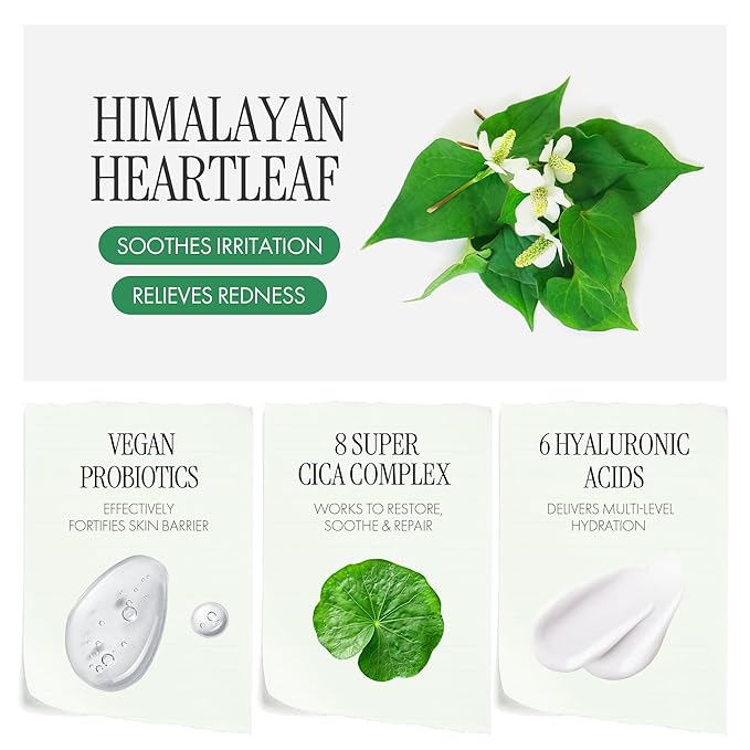Heartleaf Trouble Soothing Toner Pads | Ultra-Slim Face Pads for Hydration and Calming Skincare, 100 Count, 180g