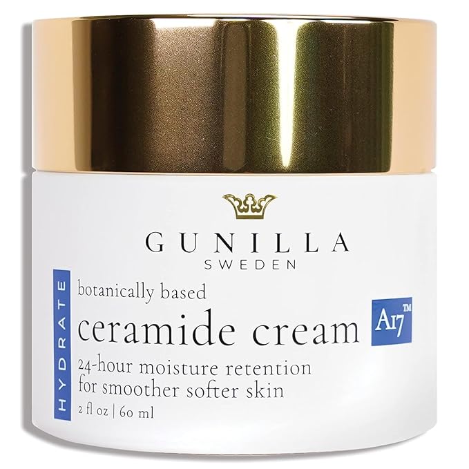 GUNILLA Ceramide Cream A17-17 Actives & Herbals. Plant-Based. No Added Fragrance. Vegan. (2 oz)