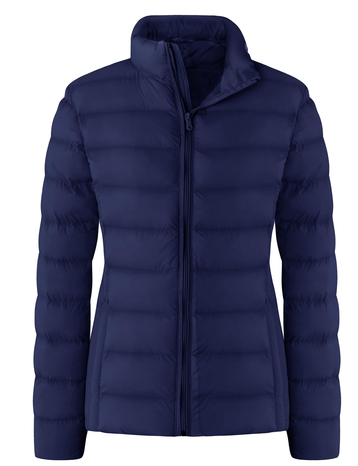 ZSHOW Women's Packable Winter Coat Lightweight Warm Quilted Puffer Jacket (Navy,M)