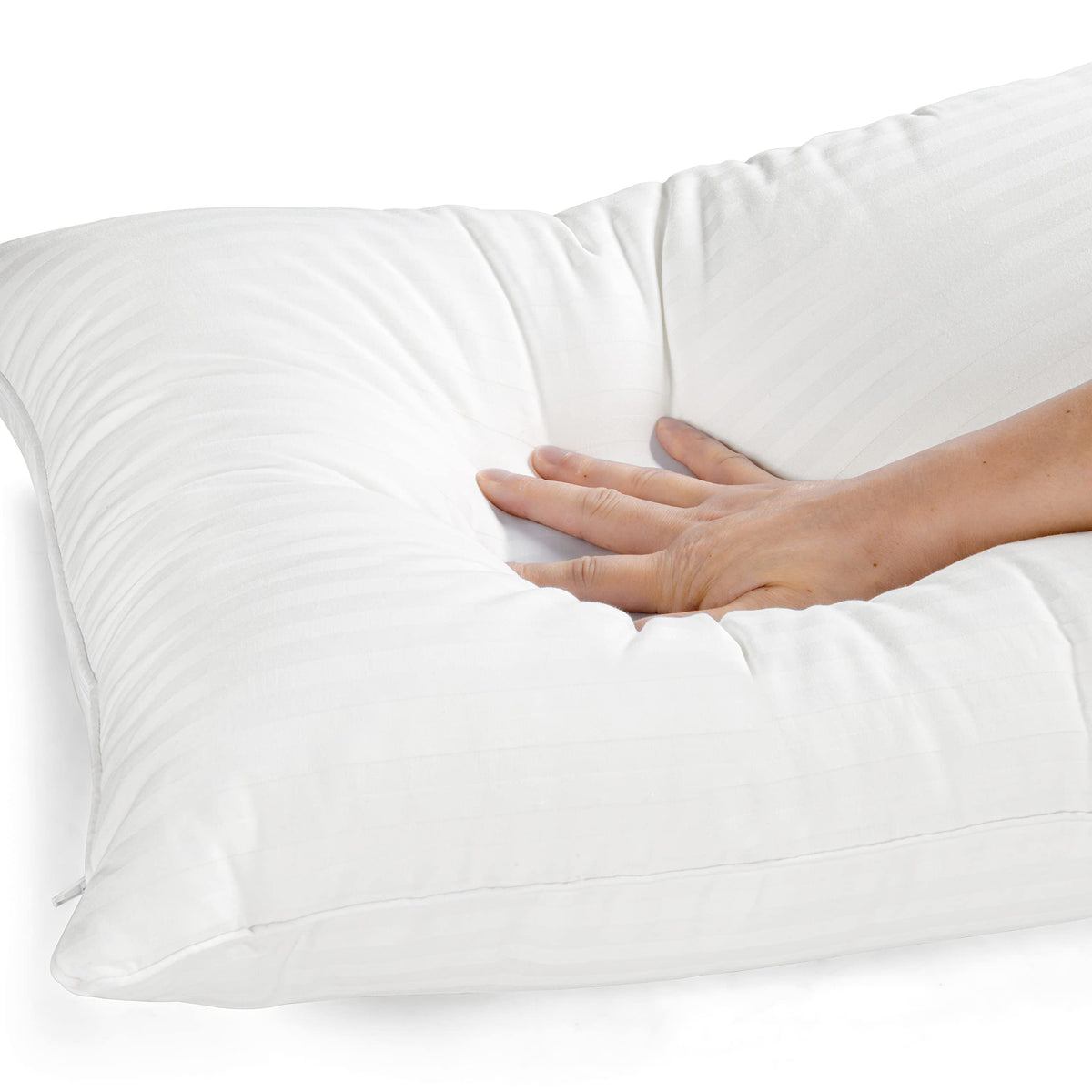 EverSnug Adjustable Pillows for Sleeping, Cooling Support, Set of 2 (Standard, Down Alternative)