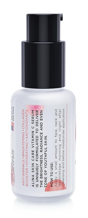 Award Winning & Dermatologist Recommended Vitamin C Serum for Reduction of Fines Lines & Wrinkles. Enhances Skin Radiance, Texture and Skin Tone,White 1.0 Ounce