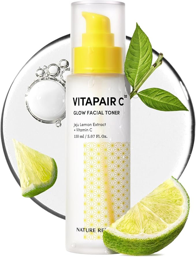 Nature Republic Vitapair C Glow Facial Toner - Vitamin Toners for Face, Hydrating Skin Care for Women, Niacinamide Korean Skincare, Clean, Clear Moisturizing, Gentle Natural Beauty, 150ml / 5.07 fl oz