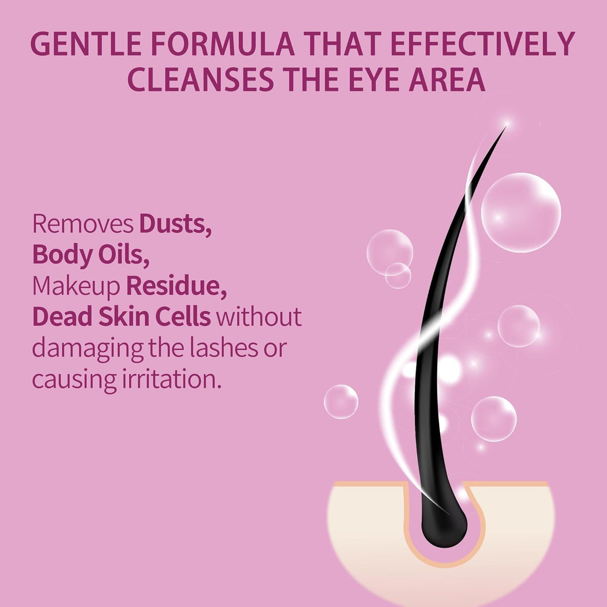 Lash Shampoo Bulk, Eyelash Cleanser for Extensions 2 Liters, Dispenser Pump, Non-irritating or Burning Eyelid Foaming Cleanser for Professional Salon and Home Use (Passion Fruit-1L)