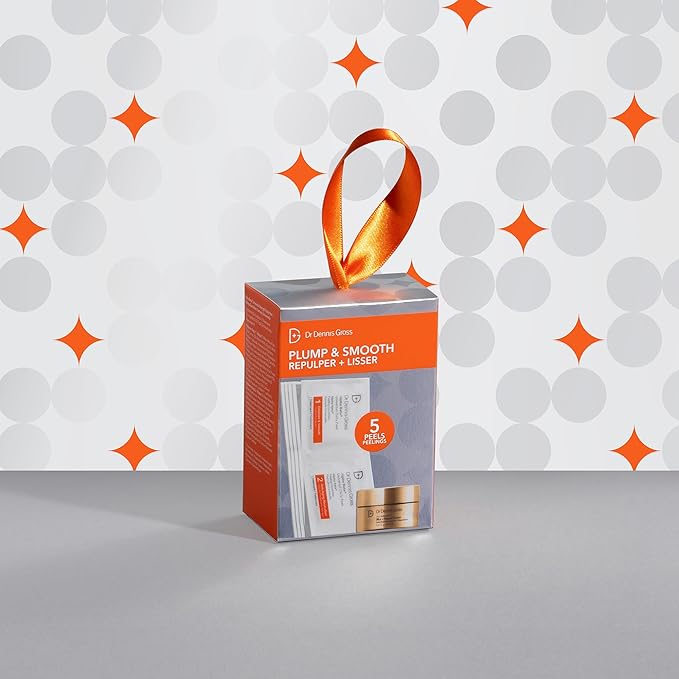 Dr. Dennis Gross Plump & Smooth Limited Edition Kit – DermInfusions™ Blur + Repair Cream (0.67 oz) + 5 Alpha Beta® Universal Daily Peels | $50 Value