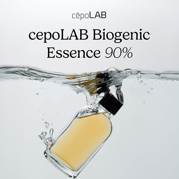 Biogenic Essence 90% CLEPS® Hydrating Face Serum – Korean Skincare for Dull & Dehydrated Skin, 5.24 fl.oz