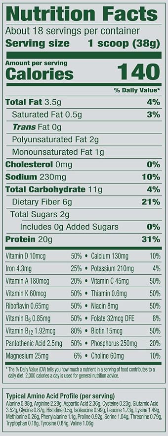 Vega, Protein Powder One Shake Us Berry Large Organic, 24.3 Ounce