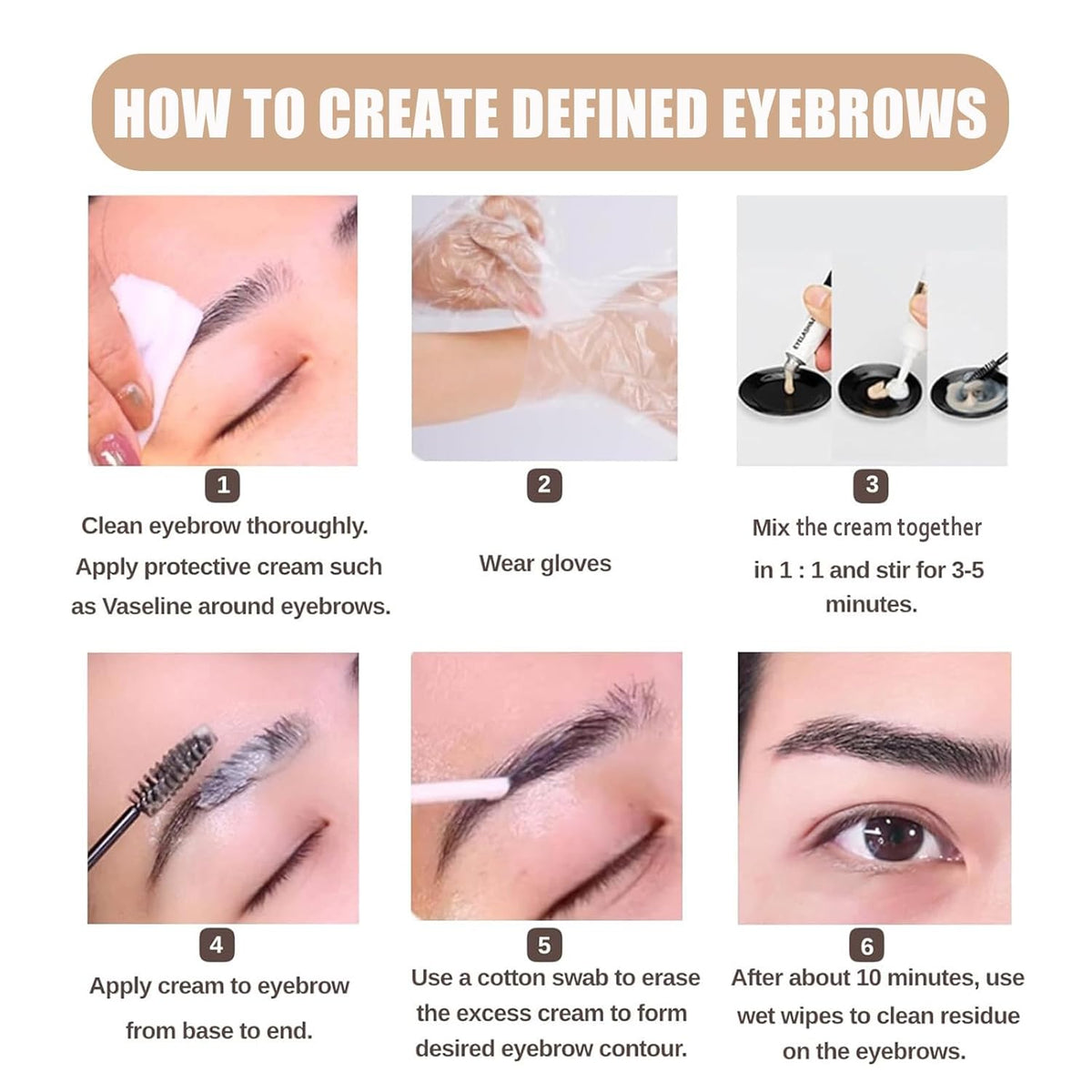 Lash Color Kit, Professional Natural Black Eyelash & Eyebrow Color Kit Lasting for 6 Weeks, Waterproof & Safe Color for Salon Home Easy Use - Creates Natural Looking Brows Gift for Women Girl Mom Wife