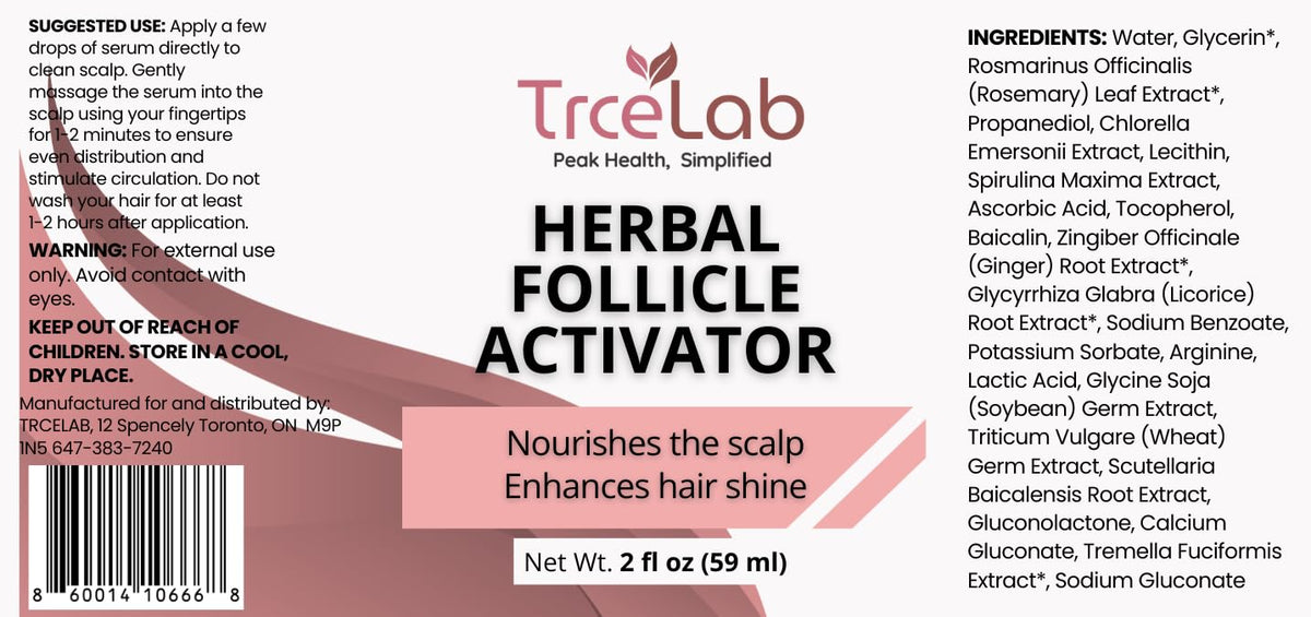 Herbal Follicle Stimulator – Botanical Scalp Serum with Rosemary & Ginger | Nourishing Hair & Scalp Treatment, 2 fl oz