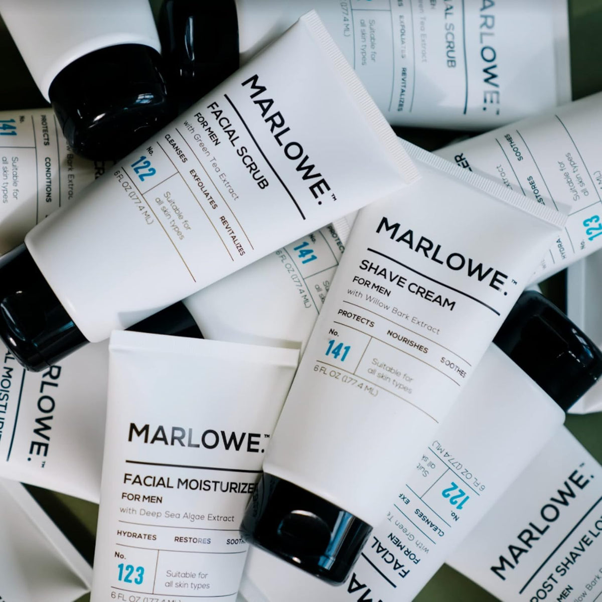 MARLOWE. No. 141 Shave Cream 6 oz, Conditioning Shaving Cream with Shea Butter & Coconut Oil, Smooths & Protects for a Close Shave, Aloe Citron Scent