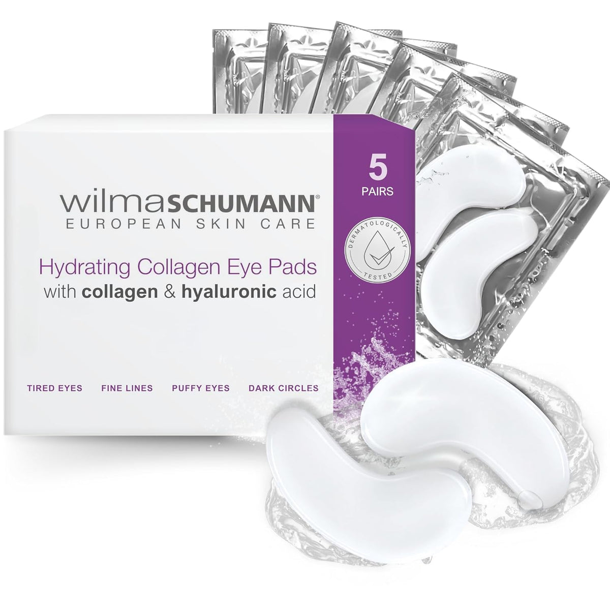 Collagen Under Eye Patches, Dark Circle & Wrinkles Under Eye Mask, Pack of 5