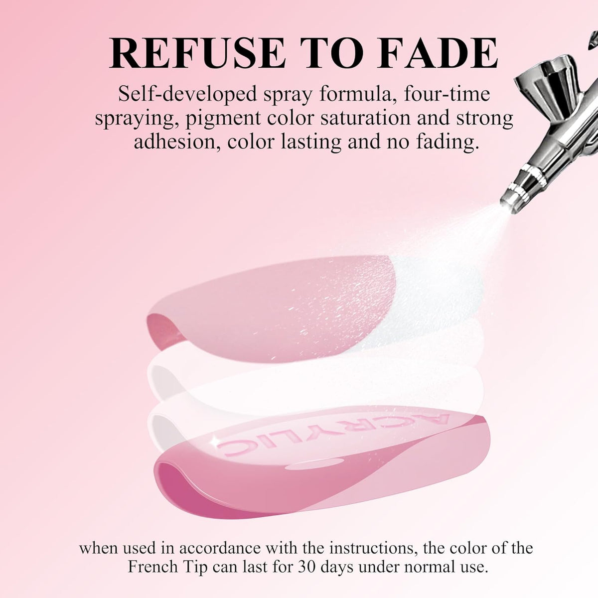 French Gel Nail Tips - Jofay Fashion French Tip Press on Nails 10-Piece Set 320Pcs, 3 in 1 Nude long Square Nail Tips, No Need to File Acrylic Fake Nails for Nail Art DIY & Nail Extension, 16 Sizes